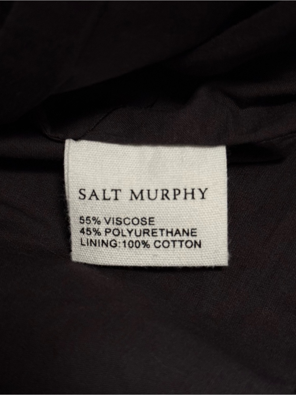 Salt & Murphy Black Faux Leather Zip-Front Vest - Picture 6 of 7